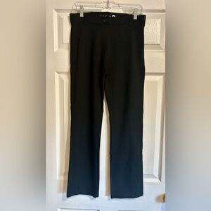 Betabrand Black Boot-Cut Dress Pants